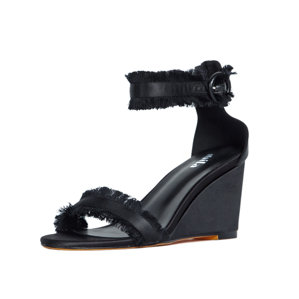 Angela Wedges Black
