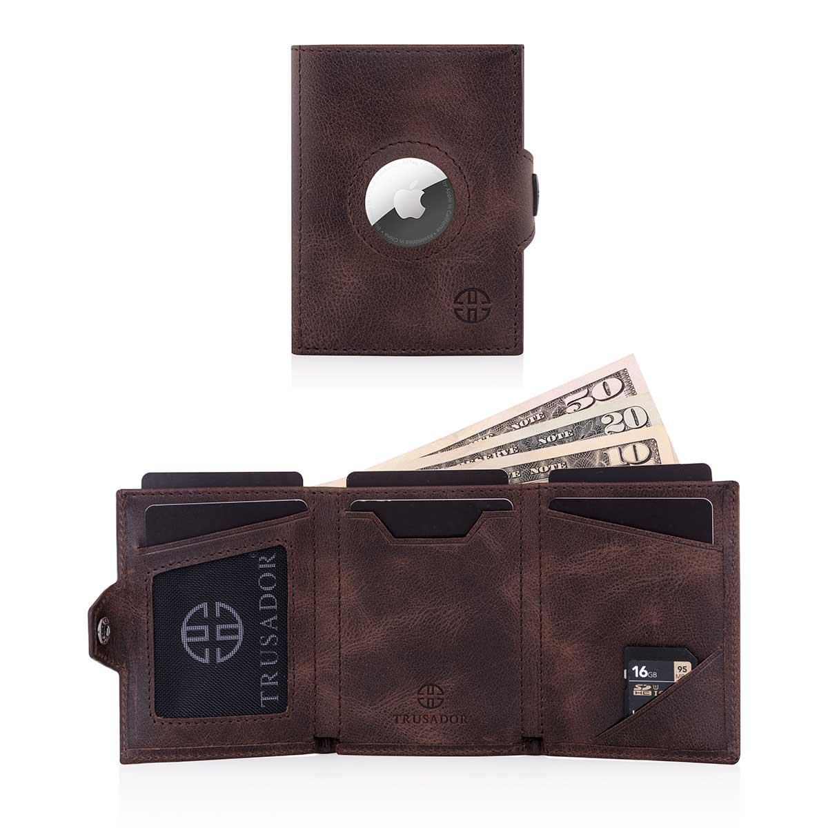 Verona AirTag Leather Wallet