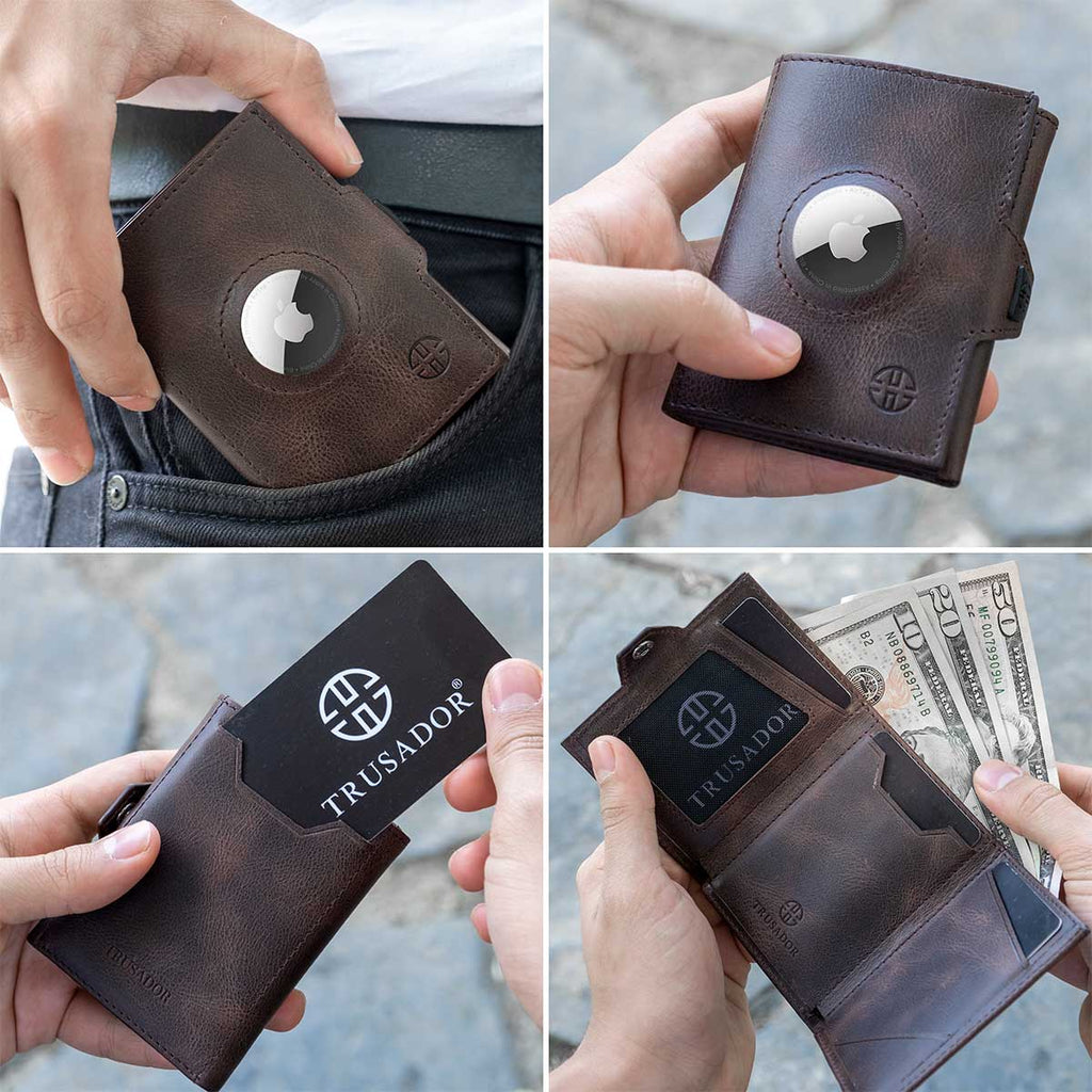 Verona AirTag Leather Wallet