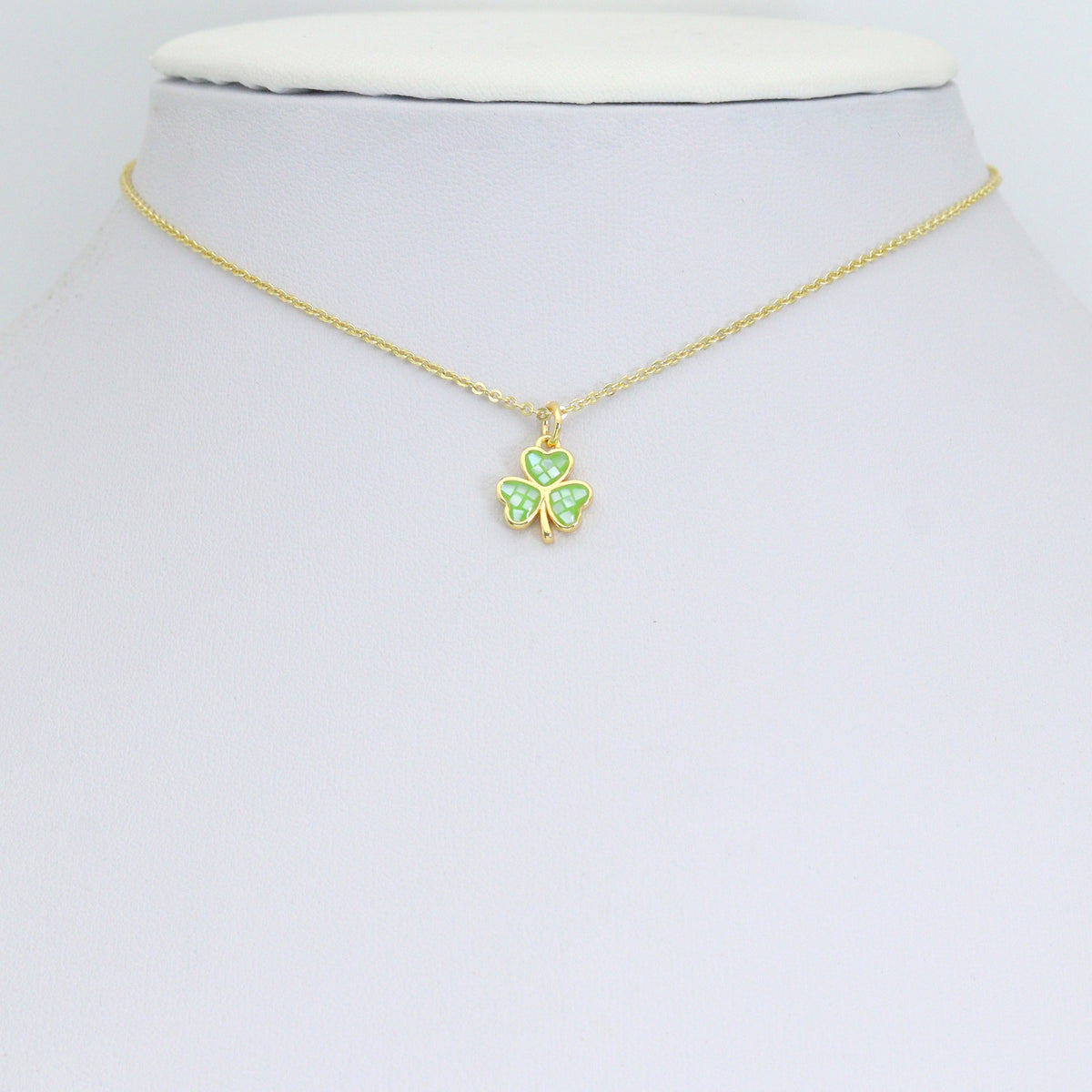 Mother of Pearl Clover Flower Pendant charm, Sku#WL25