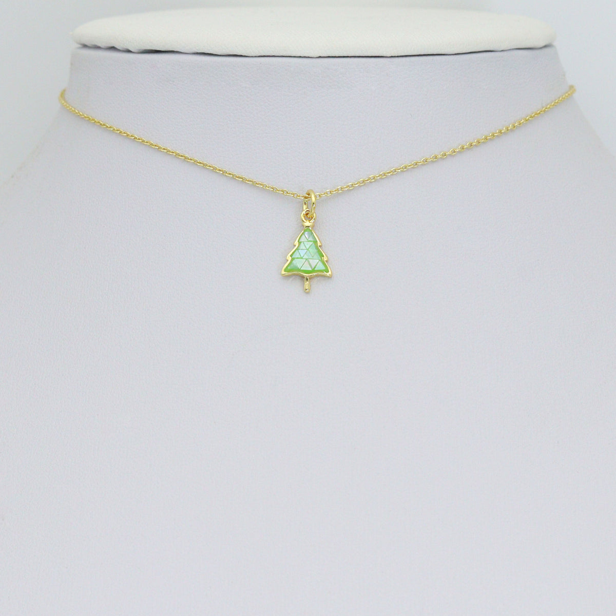 Abalone Mother of Pearl Cedar Tree Charm Pendant, Tree Charm, Sku#WL29