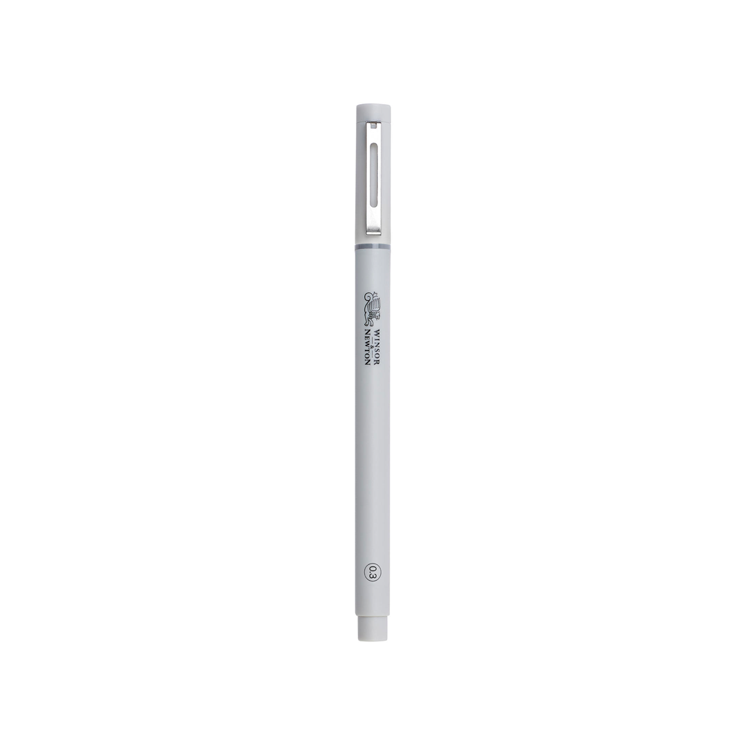 Winsor & Newton Fineliner Fine Point Pen, 0.3mm Tip, Cool Grey