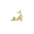 High Polished Cute Cat Shape Pendant/Charm, 18K Gold Filled Cat Charm, Necklace Bracelet Charm Pendant, 23x21mm,Sku#Z1386