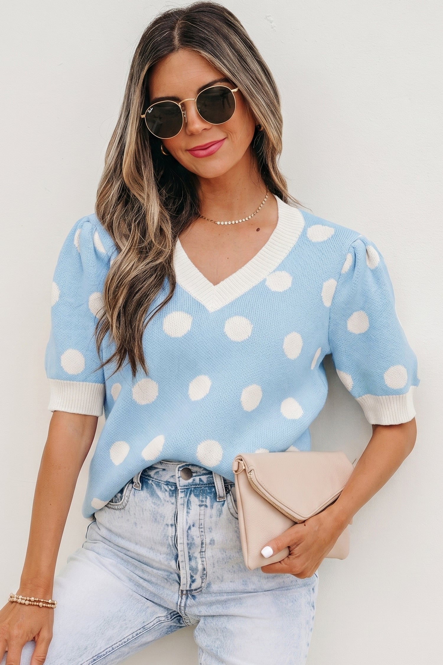 Rivka Puff Short Sleeve Sweater
