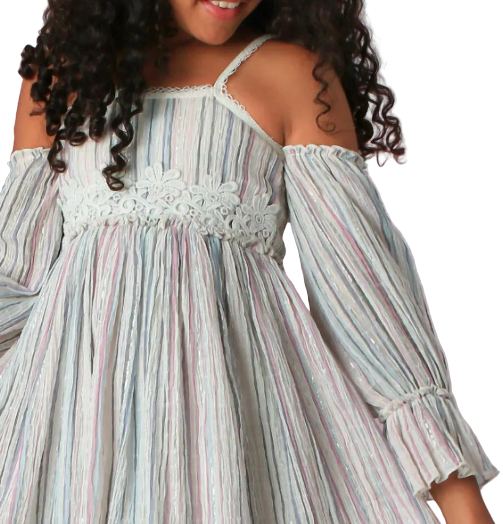 Girls Tilly Stripe Dress-Rack Hunt