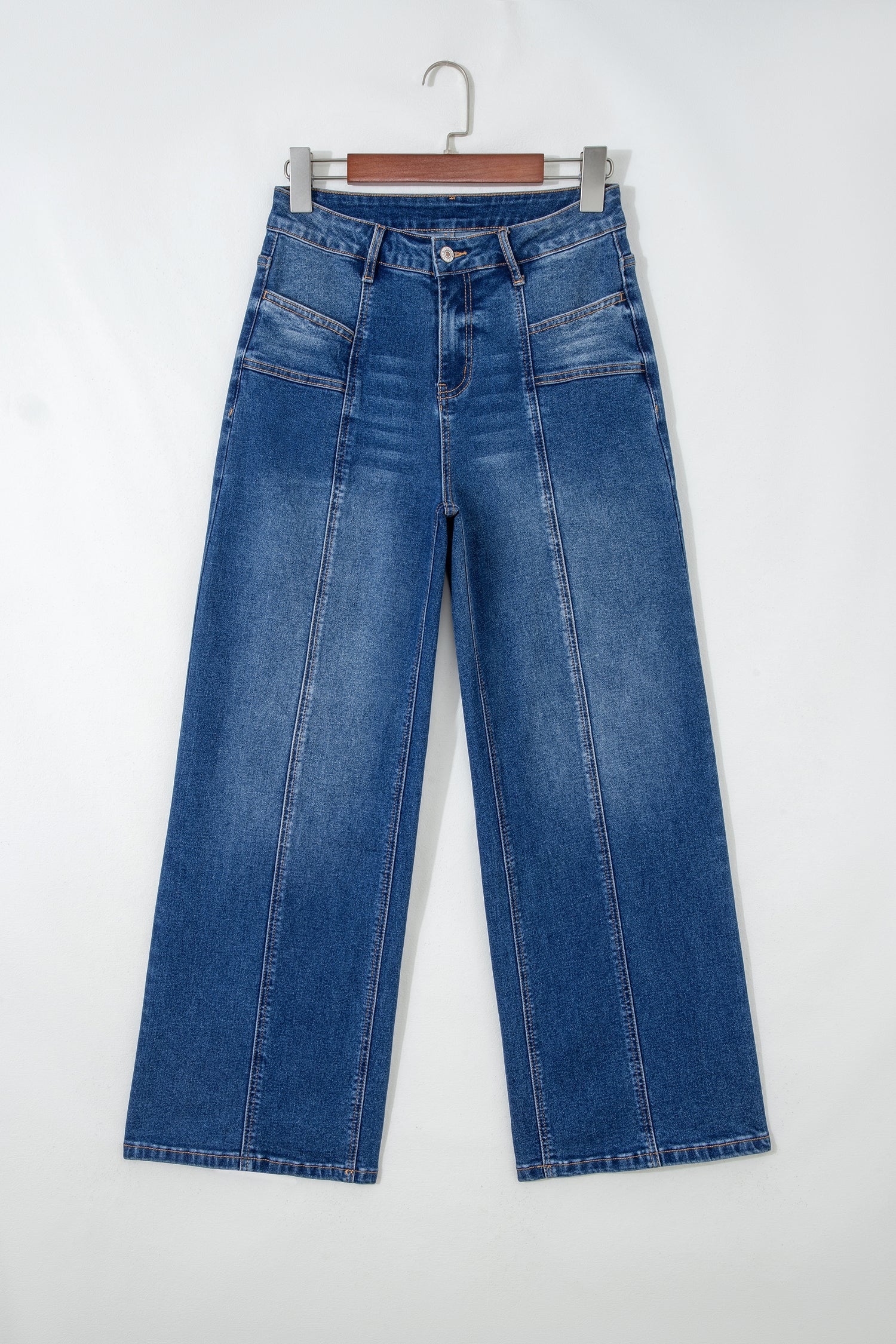 Yusra Seam Detail Shift Jeans