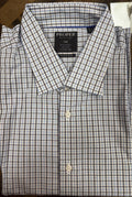 Men's Contemp Plaid Long Sleeve Dress Shirt