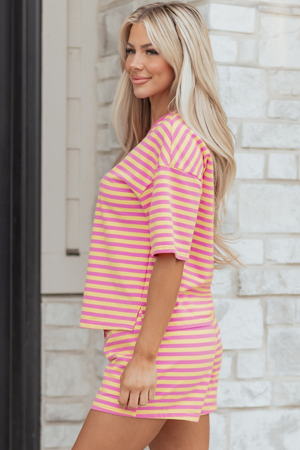 Estelle Casual Terry Short Lounge Set