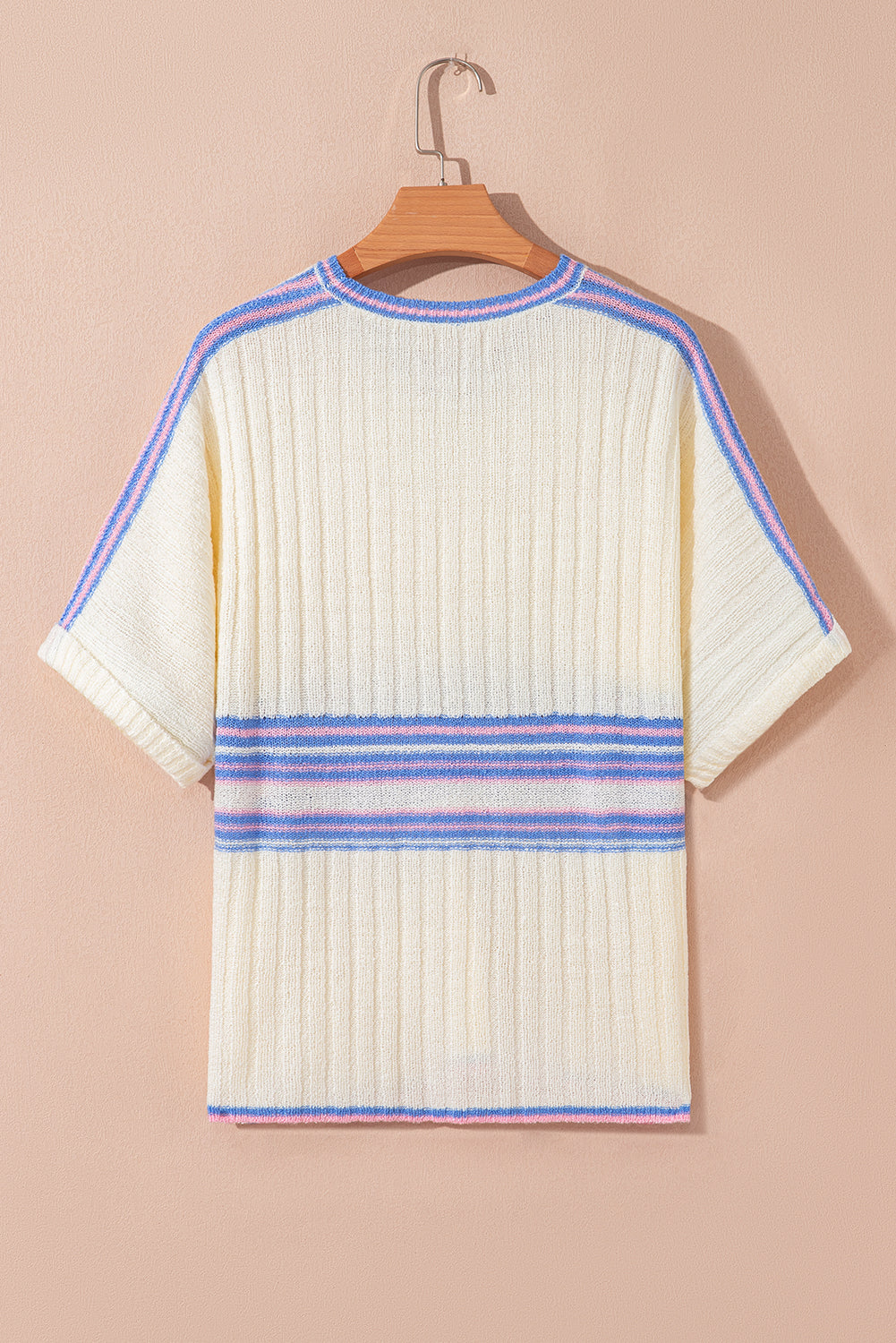 Haven Rib Knit Oversized Sweater-Threaded Pear
