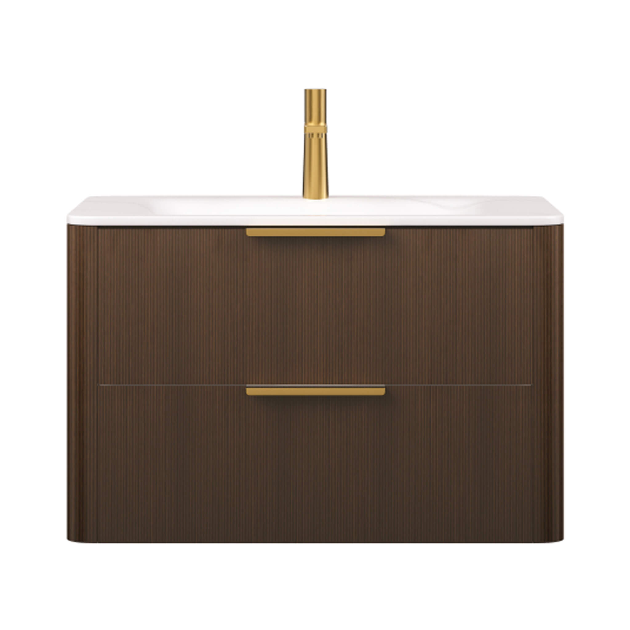 Alora Luxury 30/36-Inch Sintered Stone Floating Bathroom Vanity With Sink (SAK62871)