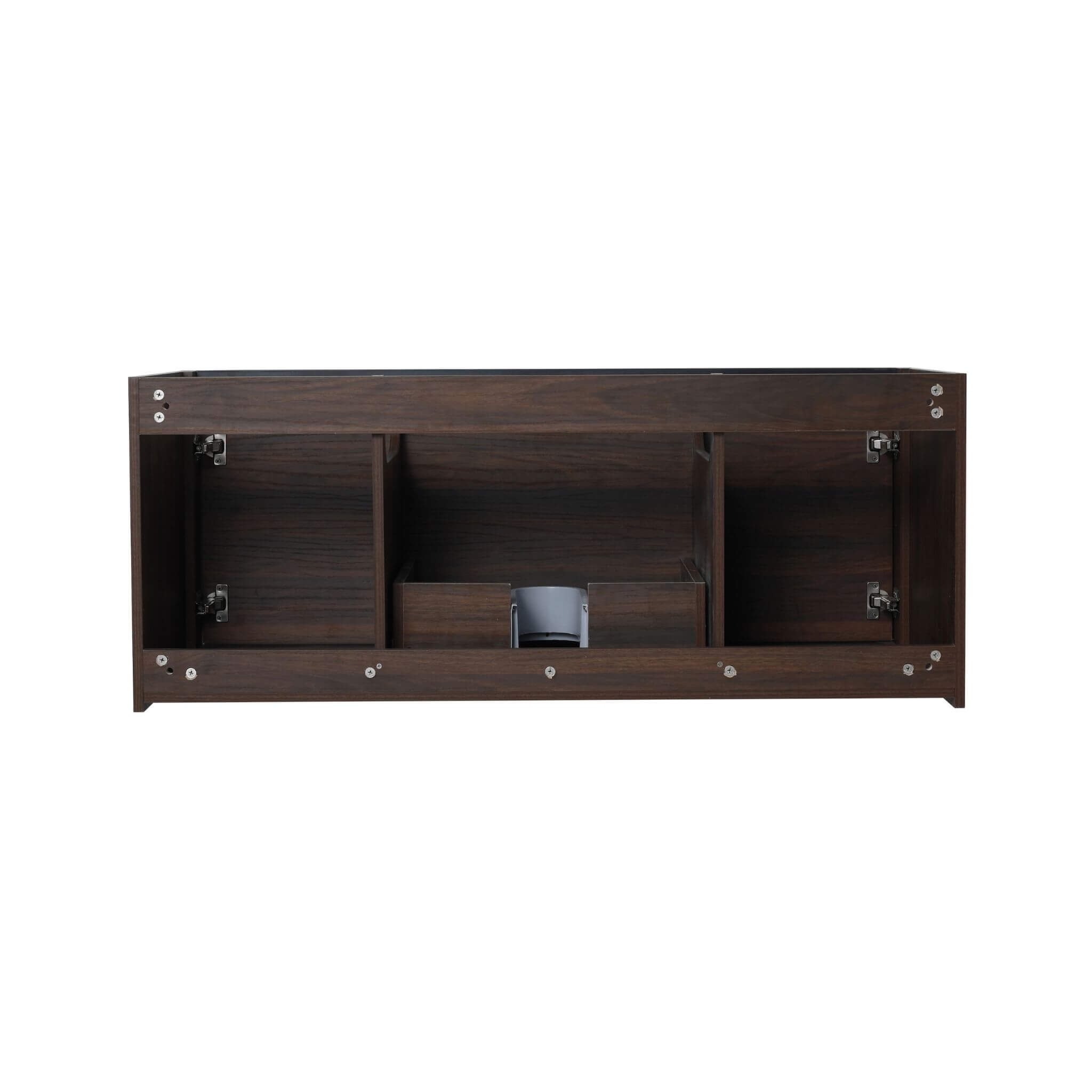Alora Floating Walnut Bathroom Vanity With Resin Sink Soft Close Doors (SAK62941)