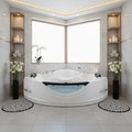 Alora 59-Inch 2-Person Luxury Corner Whirlpool Jetted Bathtub (SAK23819)