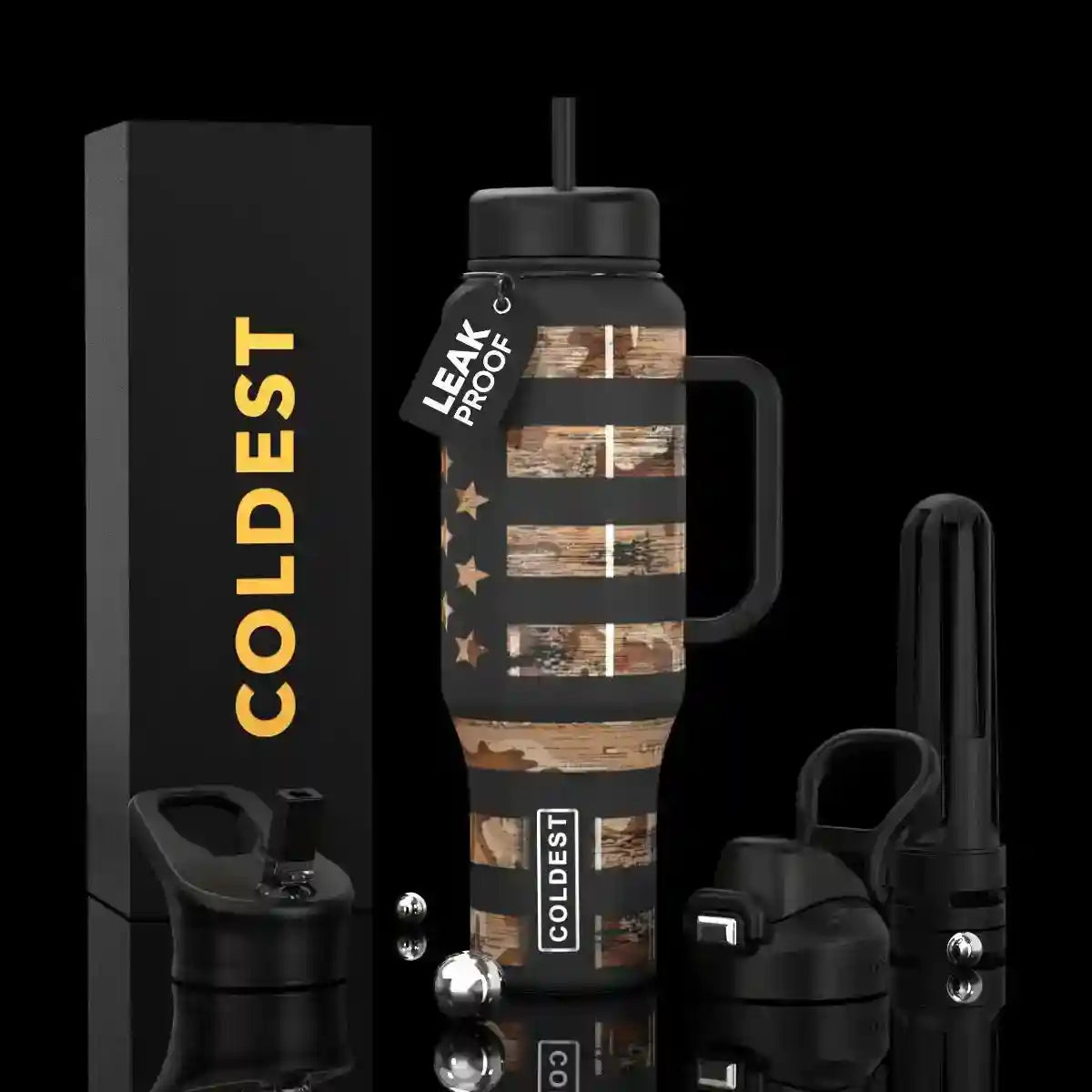 COLDEST 46oz Limitless Ultra v8 Insulated Water Bottle for All-Day Hydration