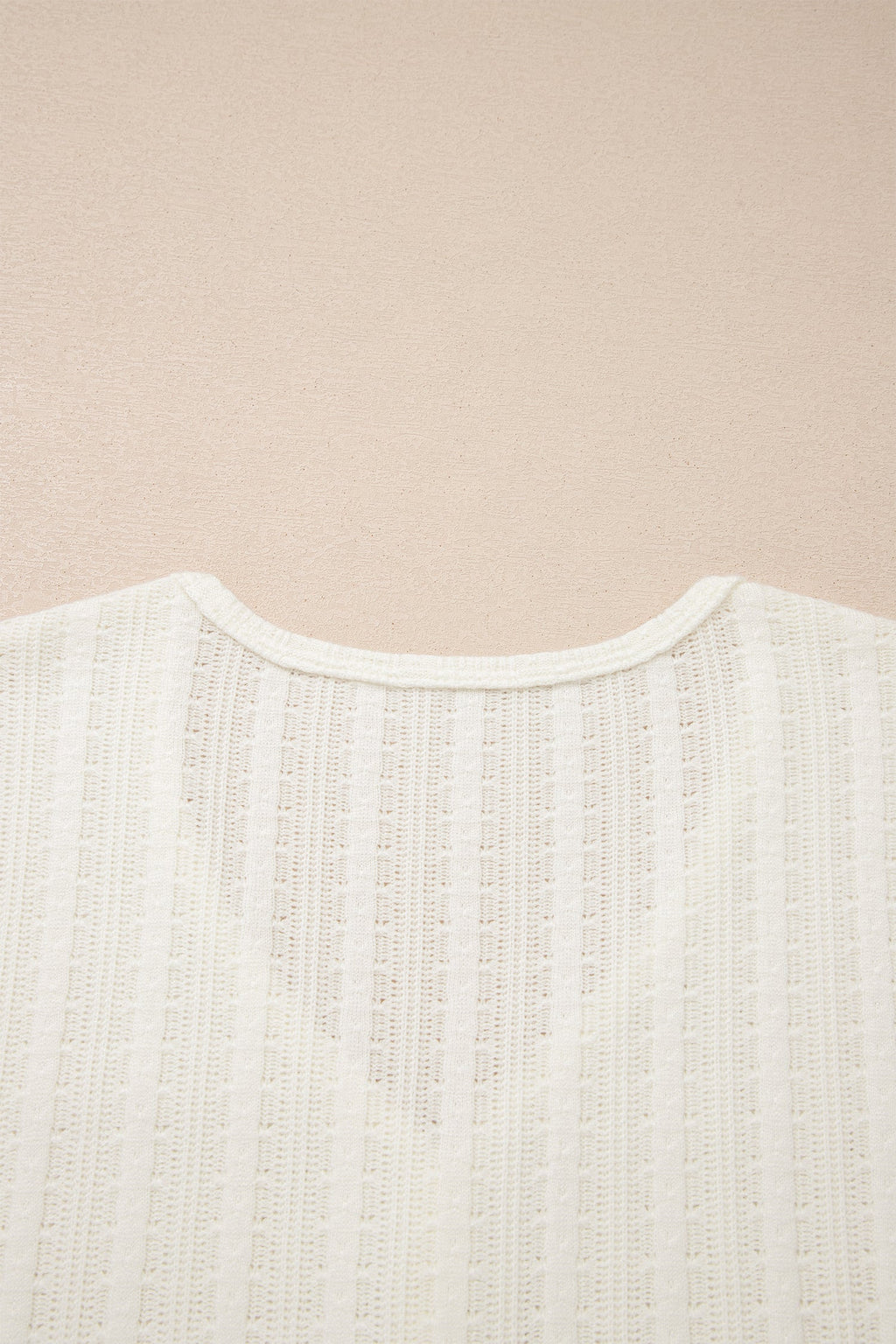 Frankie Raw Seam Henley Tee