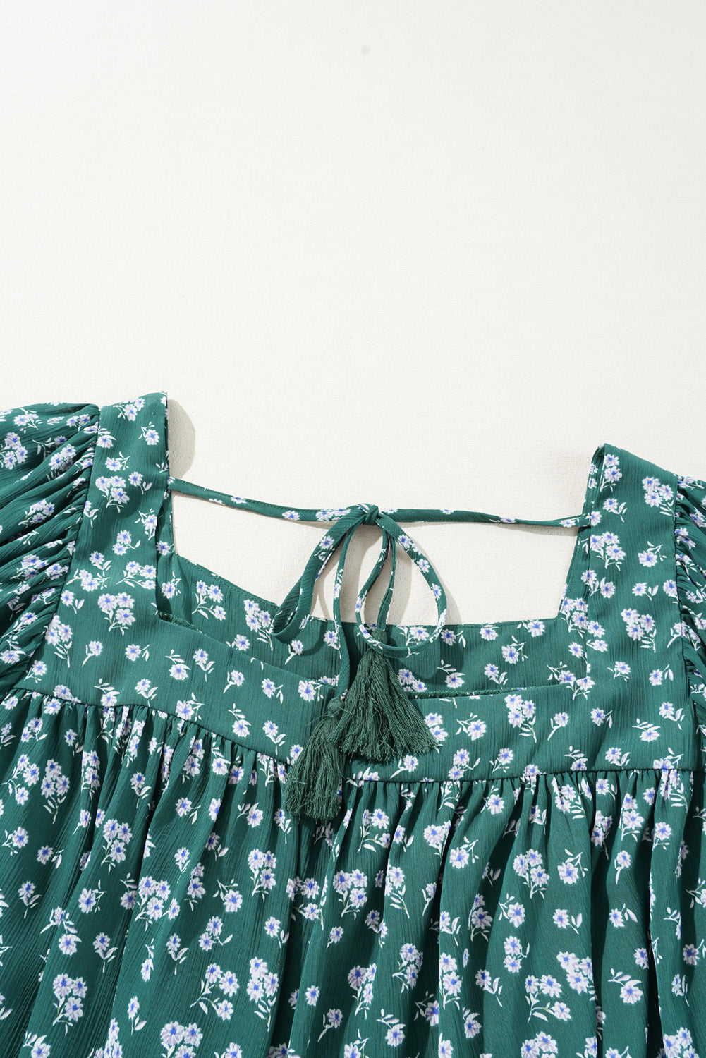 Adelynn Square Ruffled Trim PLUS Blouse