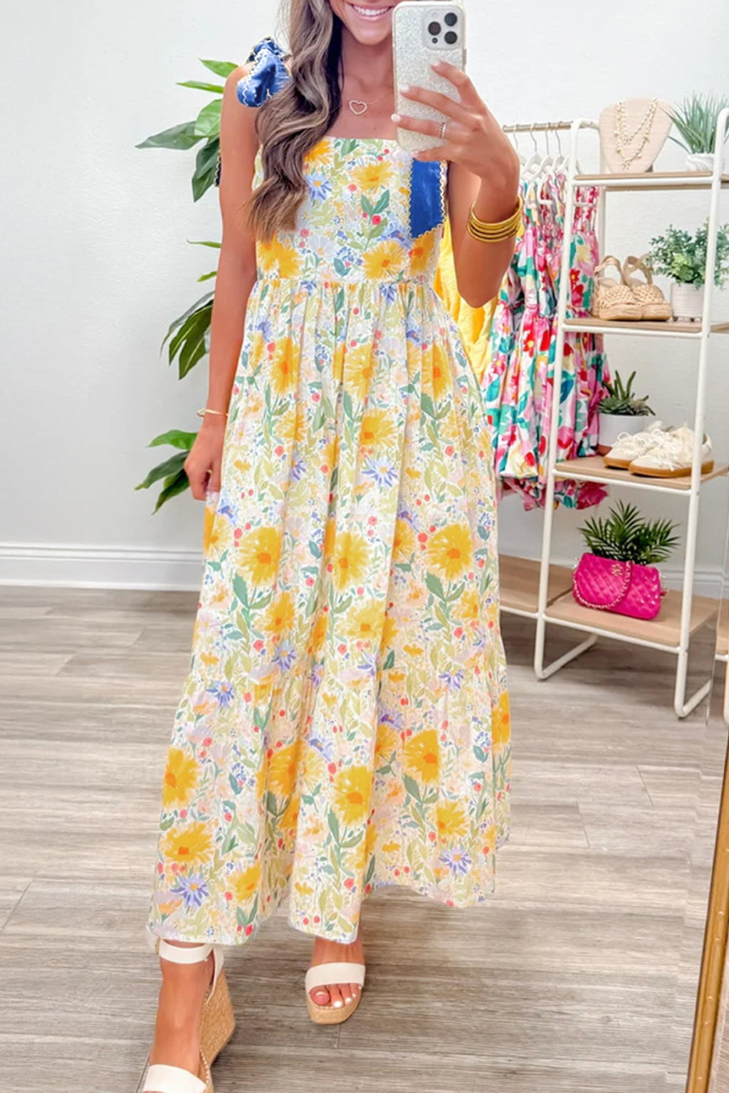 Emilia Straps High Waist Dress