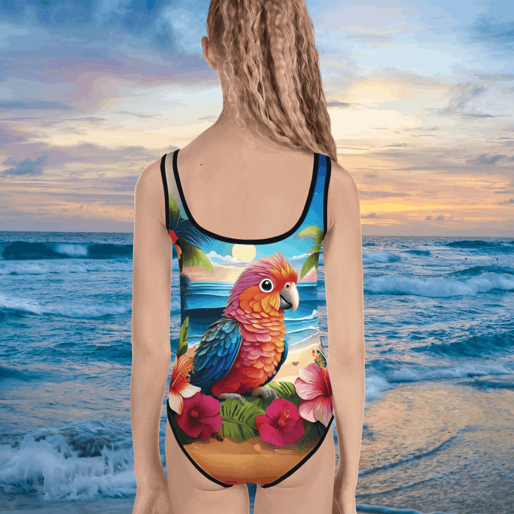 Lil Parakeet Toddler Girls Swimsuit