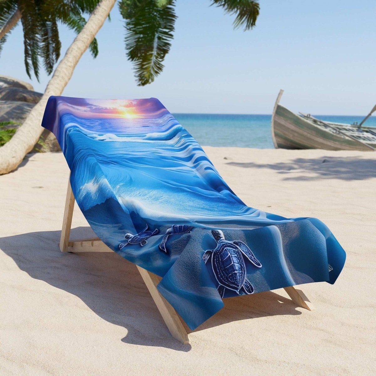 Baby Sea Turtle Beach Towel