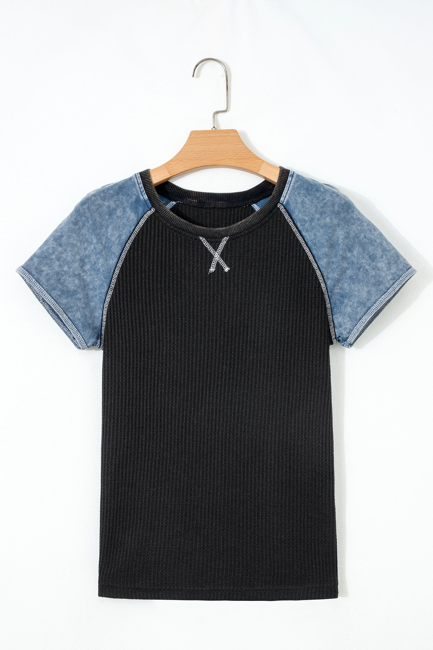 Brynleigh Patchwork Short Sleeve Top