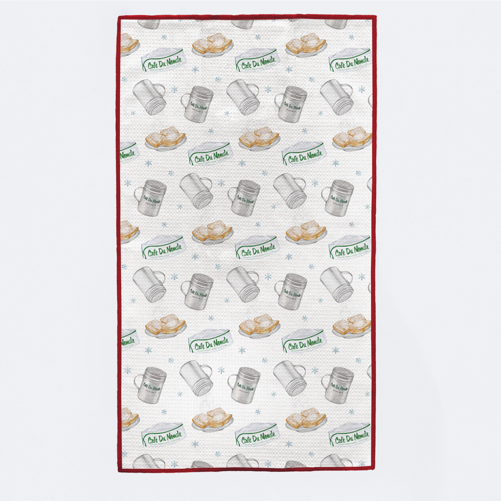 Let it Snow! Beignet Tree Kitchen Towel
