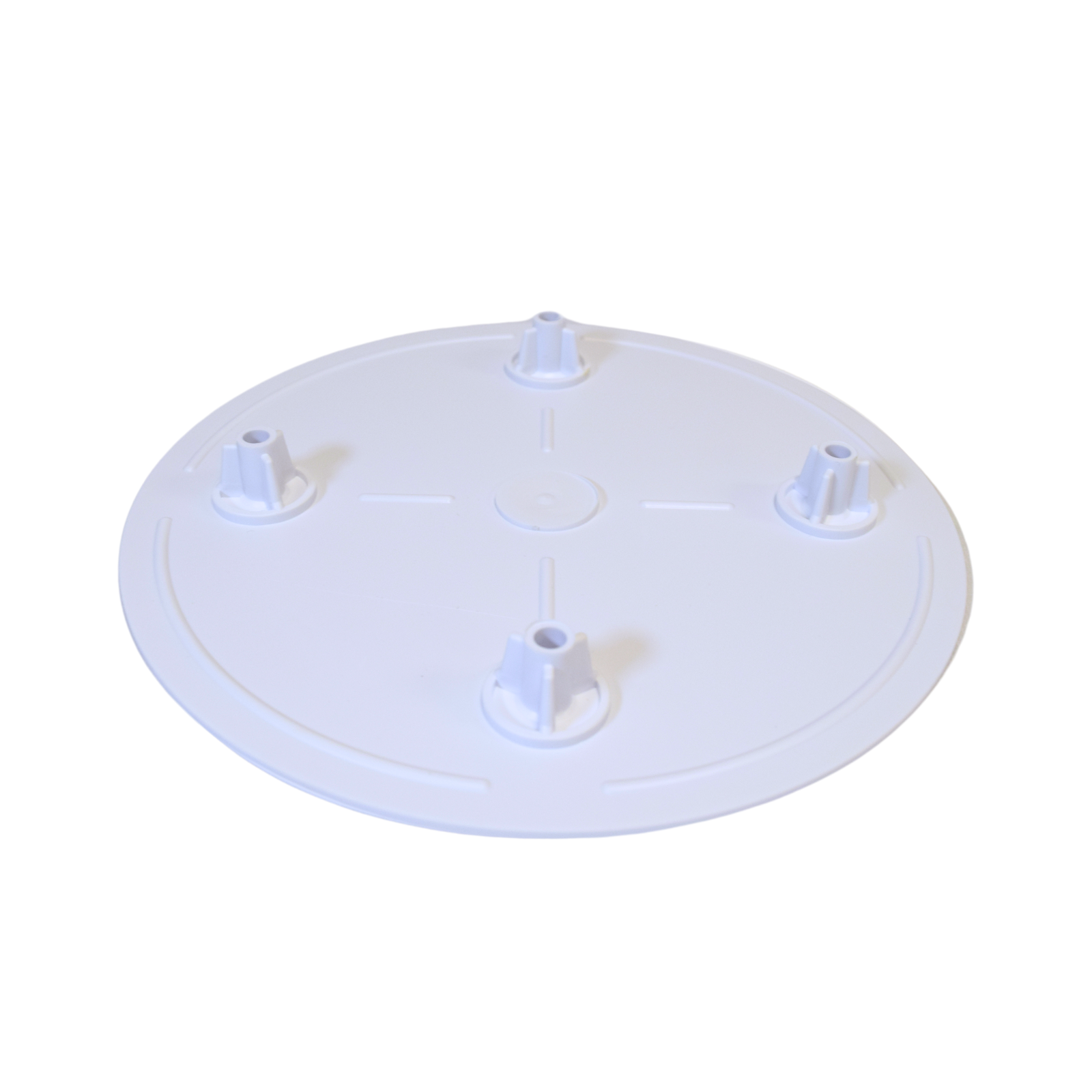 Build Your Own Cake Display - Bush Style Separator System: Step 1 - Plates (White)