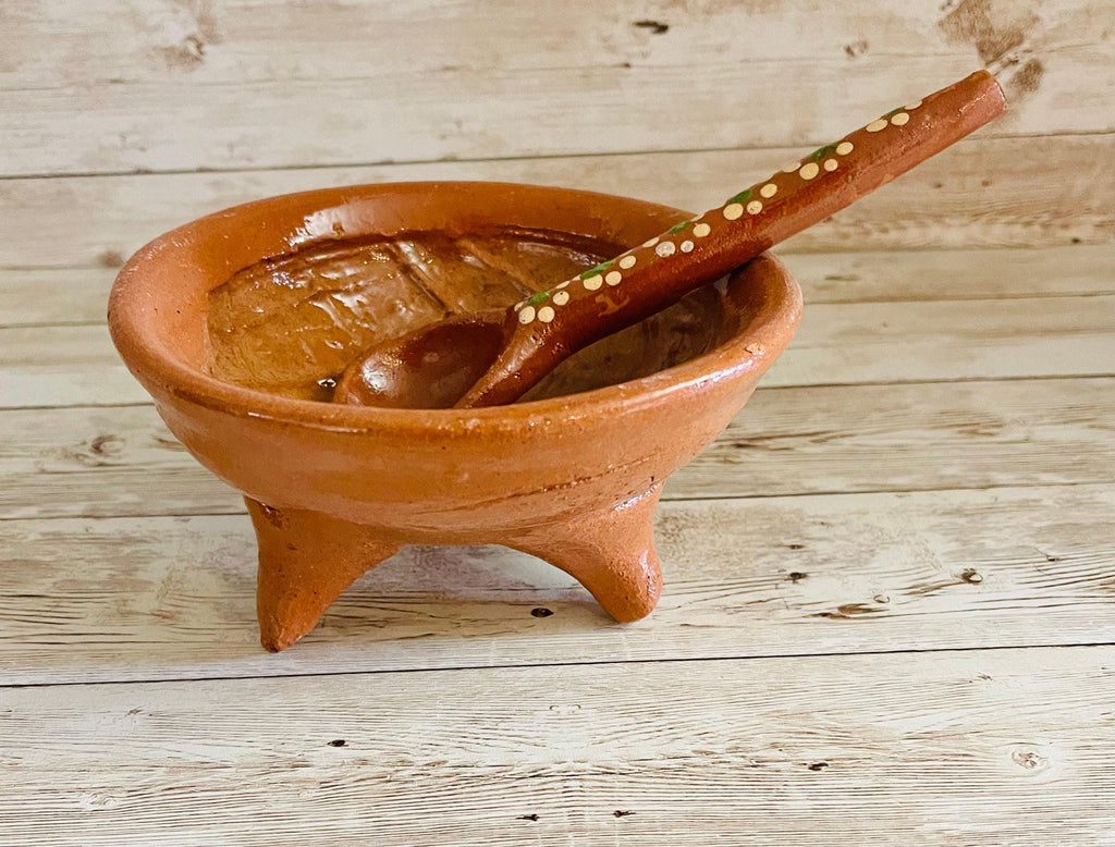 Authentic Mexican Molcajete with Spoon - Small