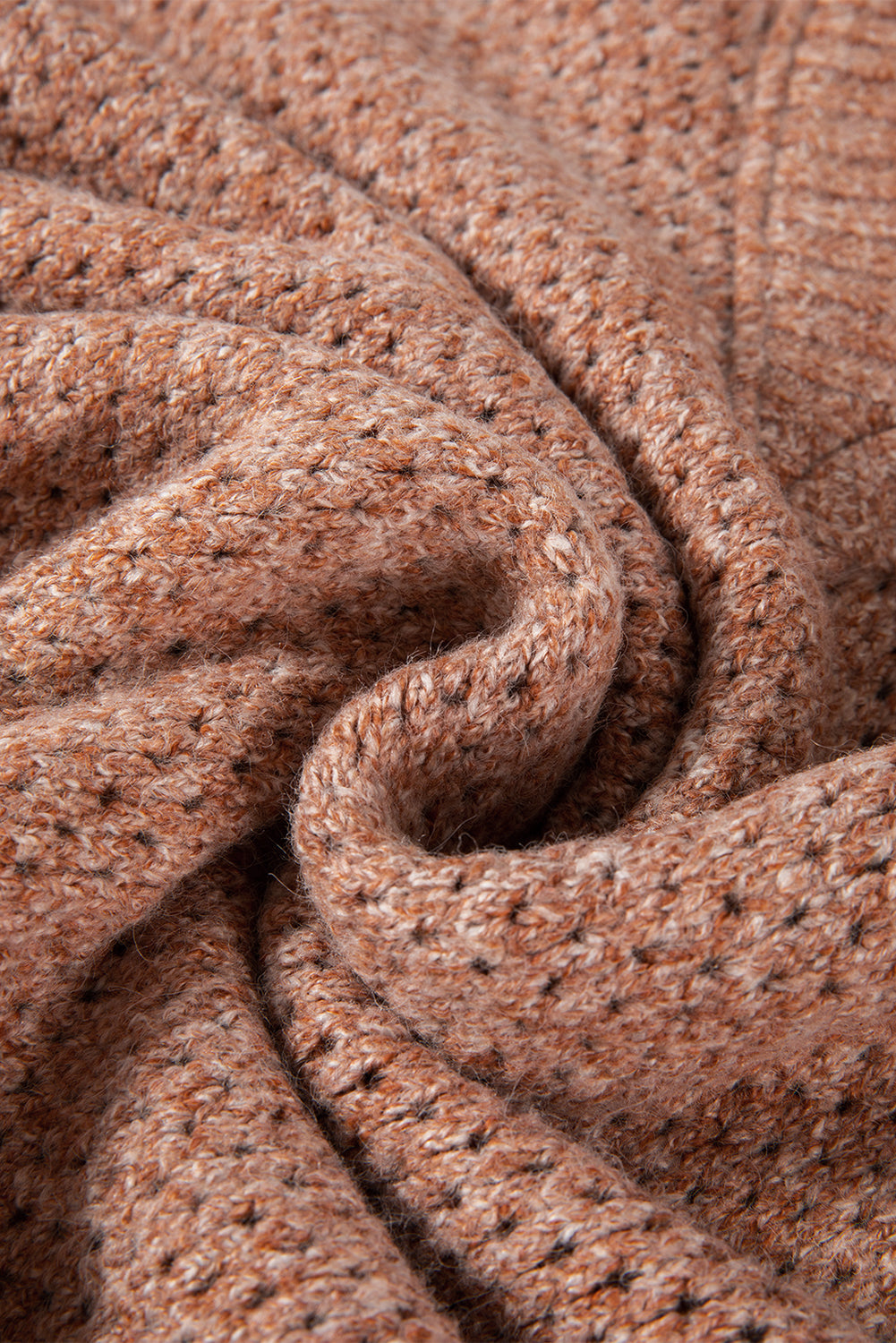 Luciana Eyelet Drop Shoulder Sweater-Threaded Pear