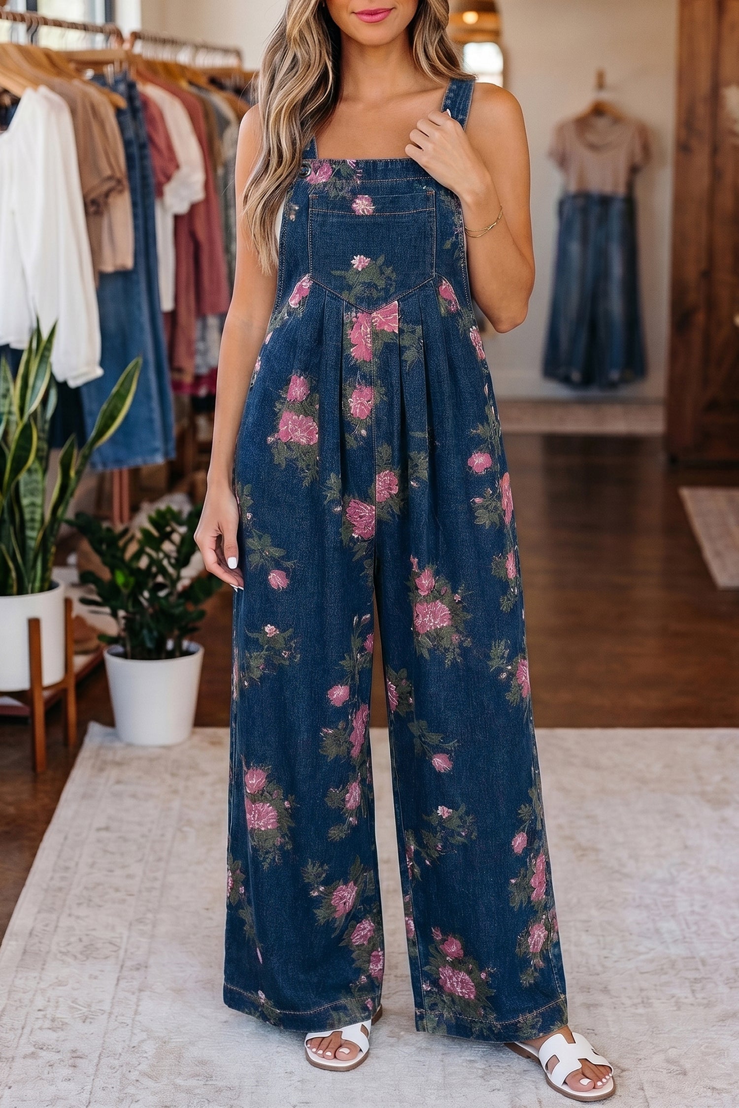 Akira Waist Wide Leg Jumpsuit
