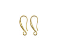 Gold Earring Hooks, Sku#Y752