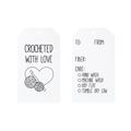 Crocheted with Love Gift Tags