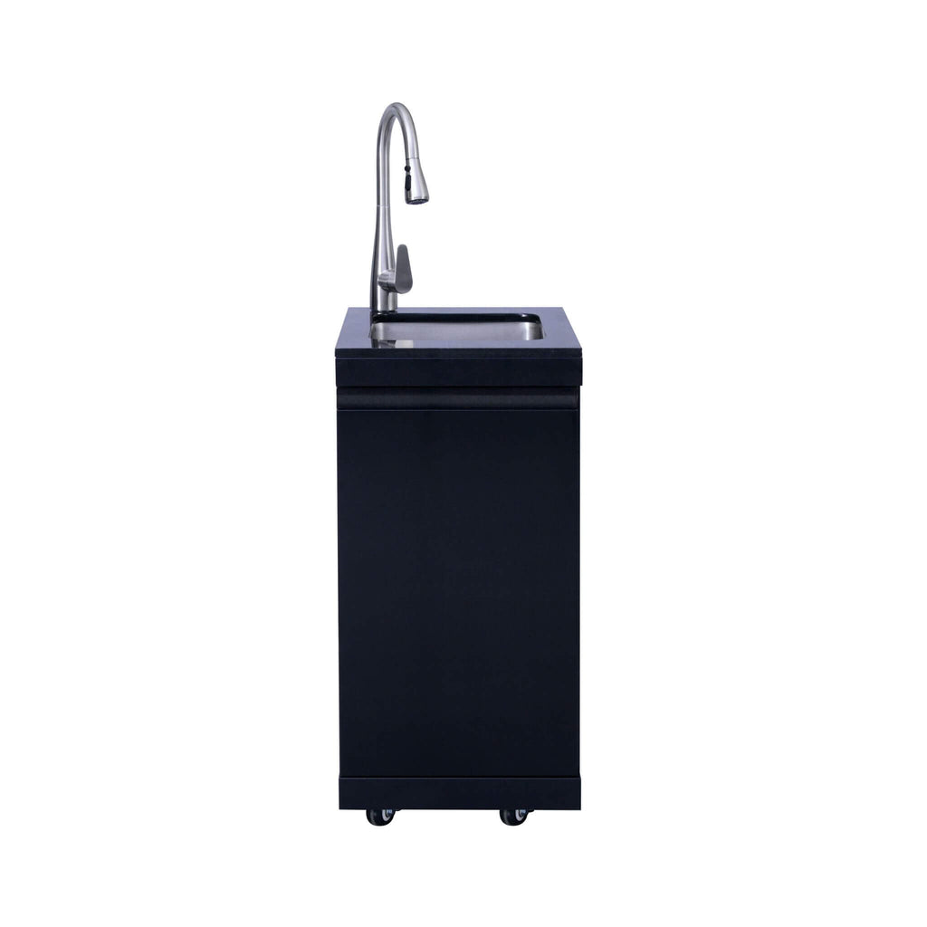 Castelle Flame Monarch 4-Burner 72000 BTU BBQ Island With Fridge And Sink (SAK68127)