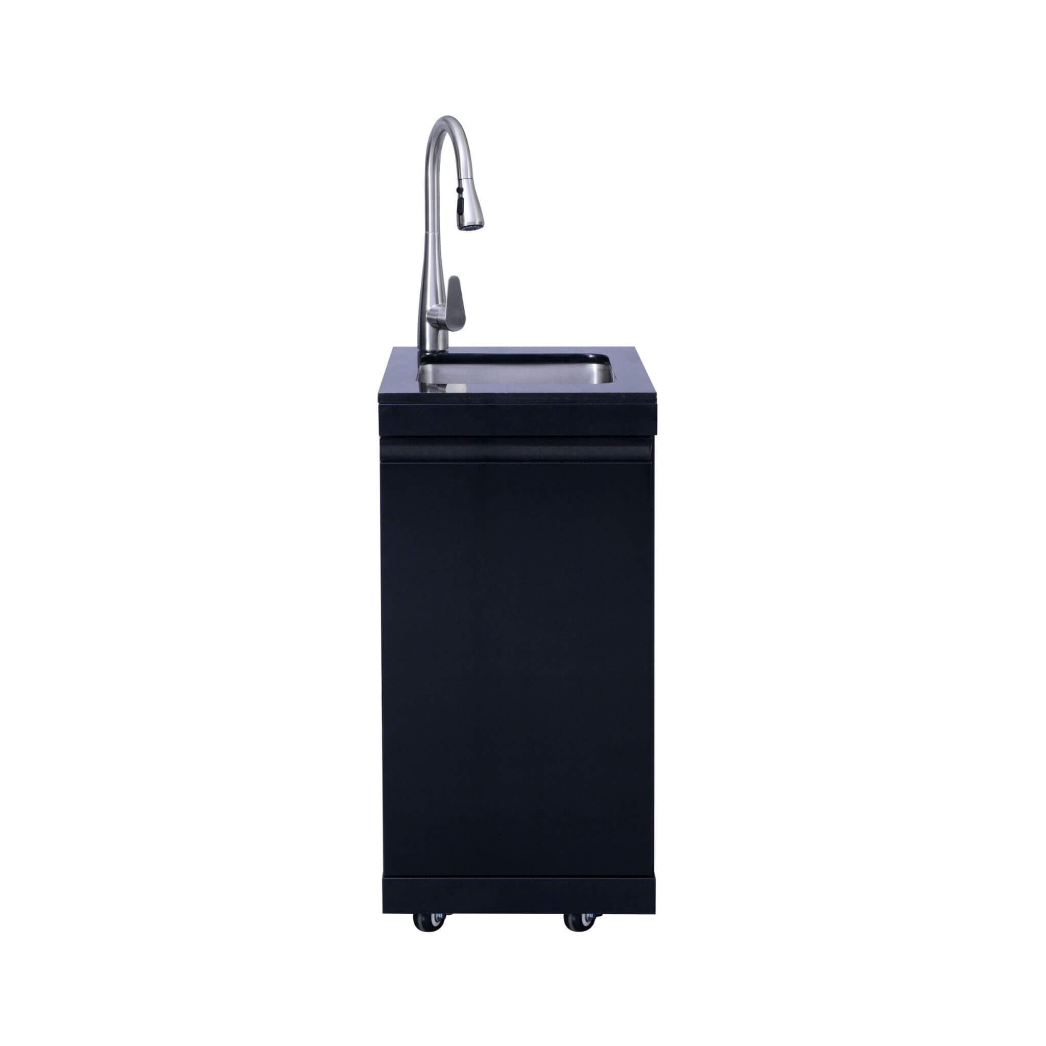 Castelle Flame Monarch 4-Burner 72000 BTU BBQ Island With Fridge And Sink (SAK68127)