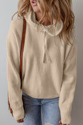 Hadlee Drop Shoulder Pullover Sweater-Threaded Pear