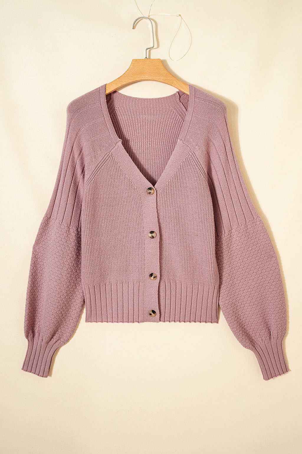 Khloe Mixed Texture Knit Sweater