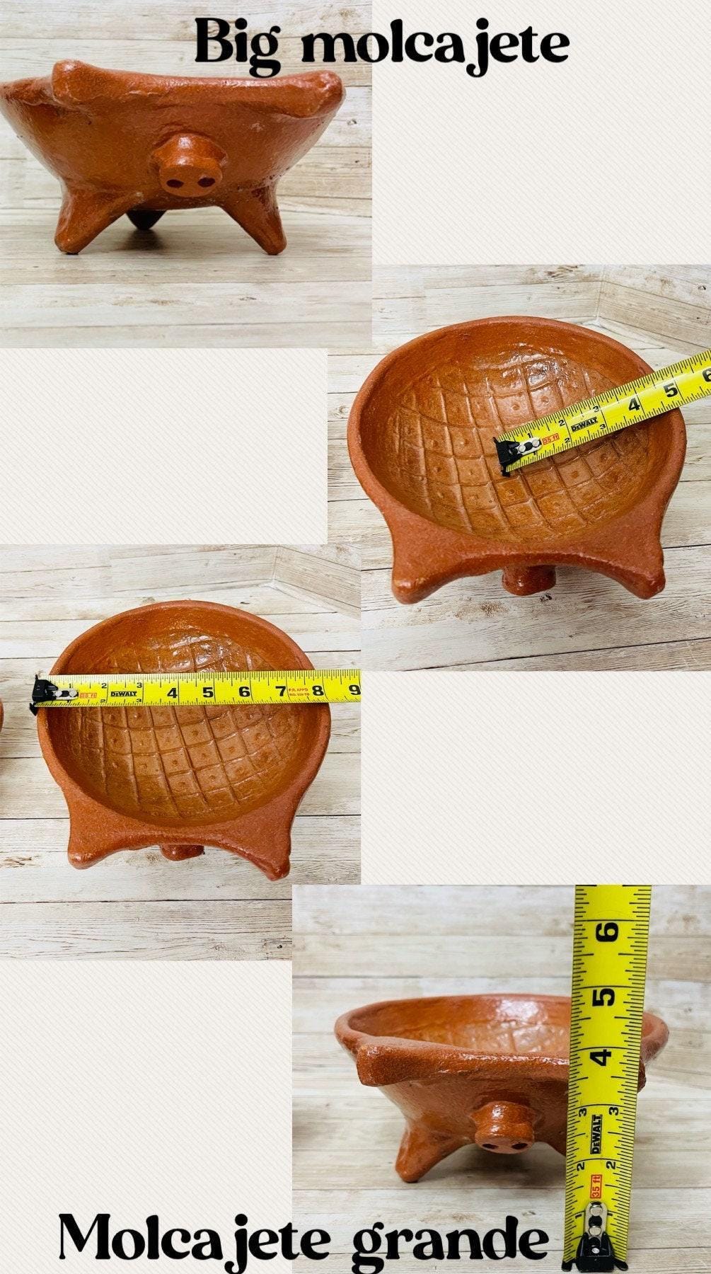 2x Authentic Mexican Pig Molcajetes 2  Molcajete