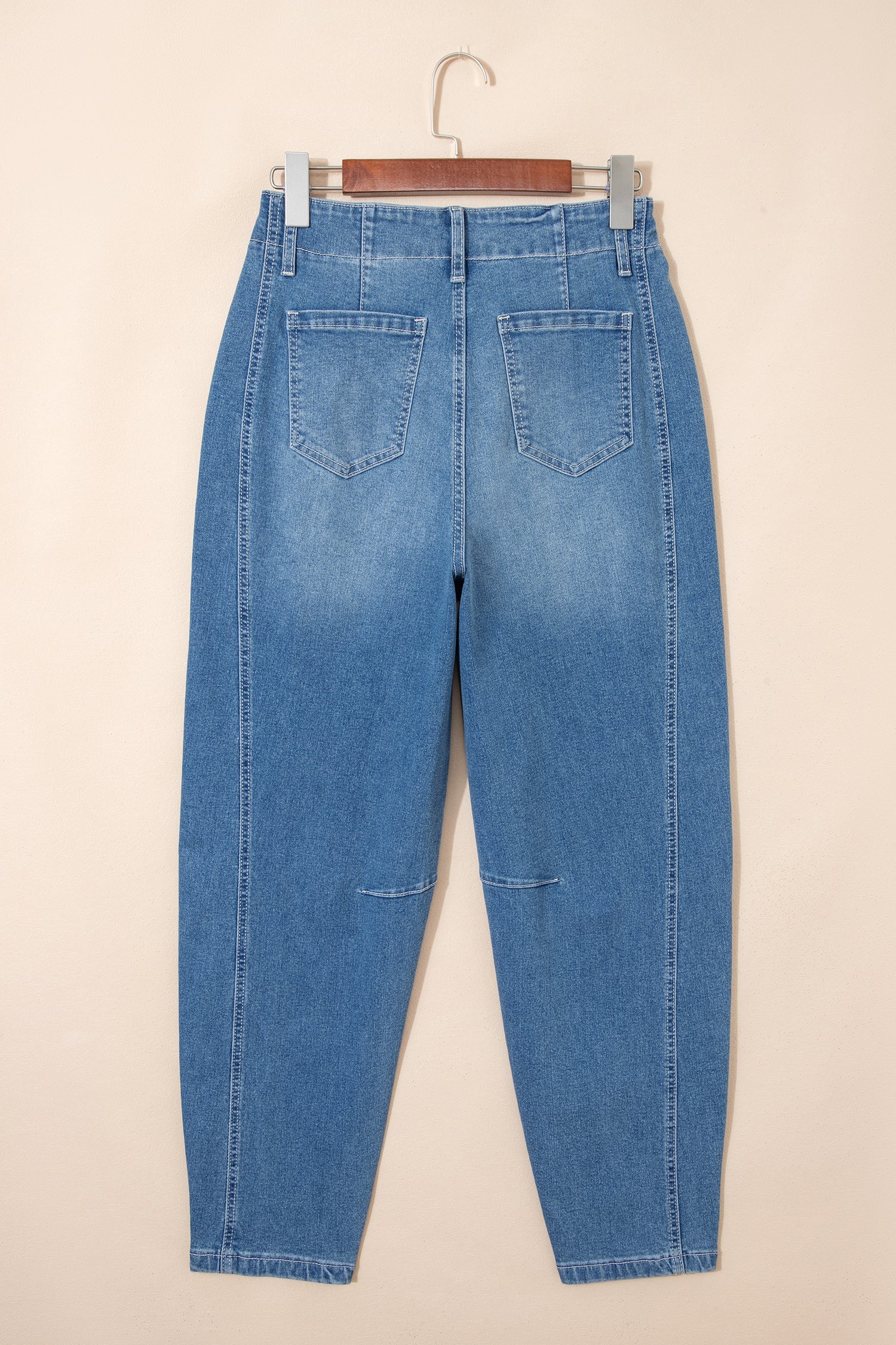 Hana Wash Cuffed Barrel Jeans