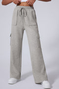 Nora Wide Leg Workout Pants-Threaded Pear