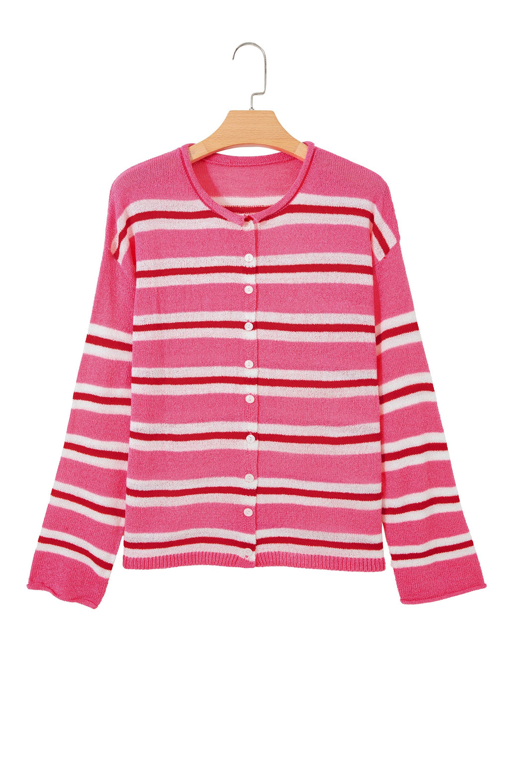 Palmer Striped Drop Shoulder Cardigan