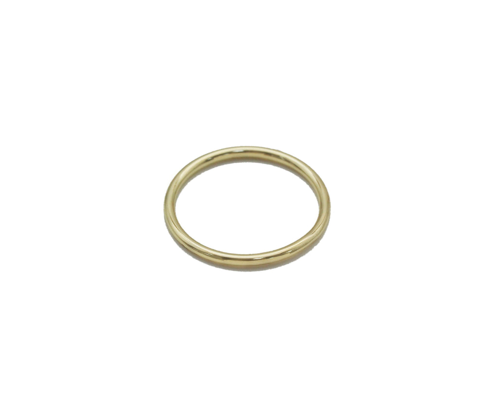 Plain Gold Thin Adjustable Stackable Ring, Sku#LX157