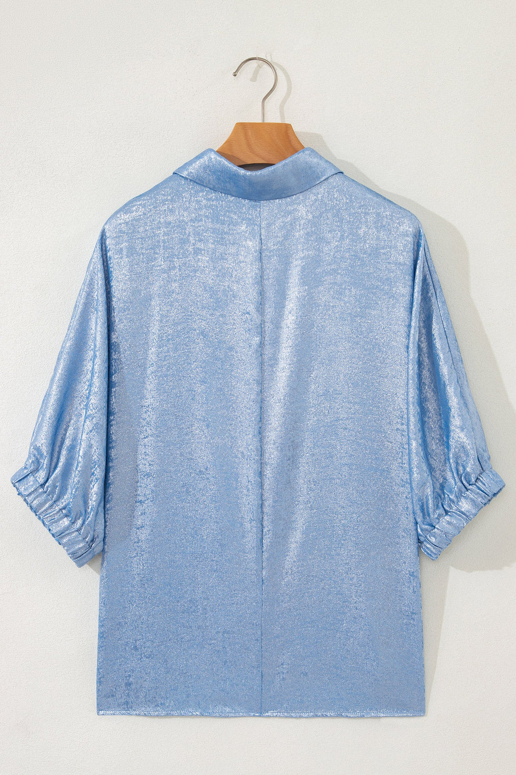 Jolene Half Sleeve Metallic Top