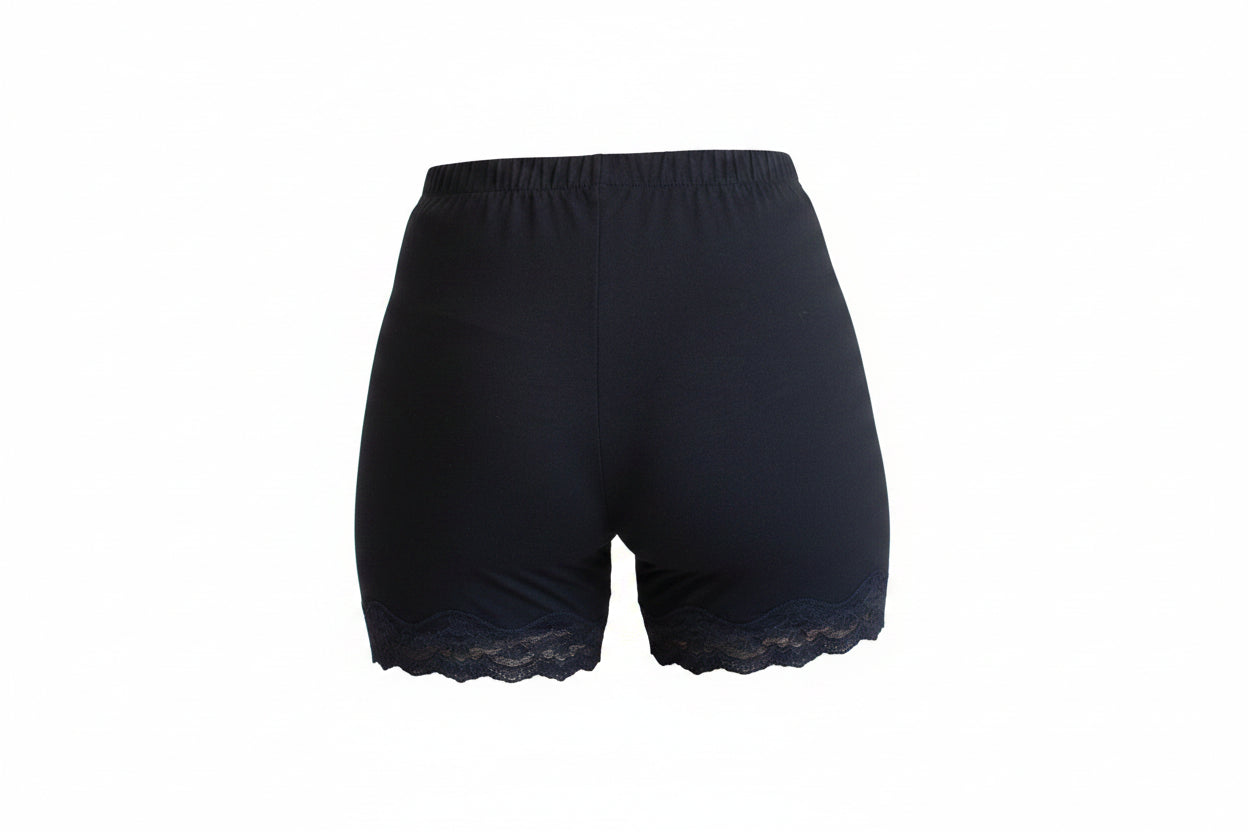 Cotton Lace Bike Shorts-Rack Hunt