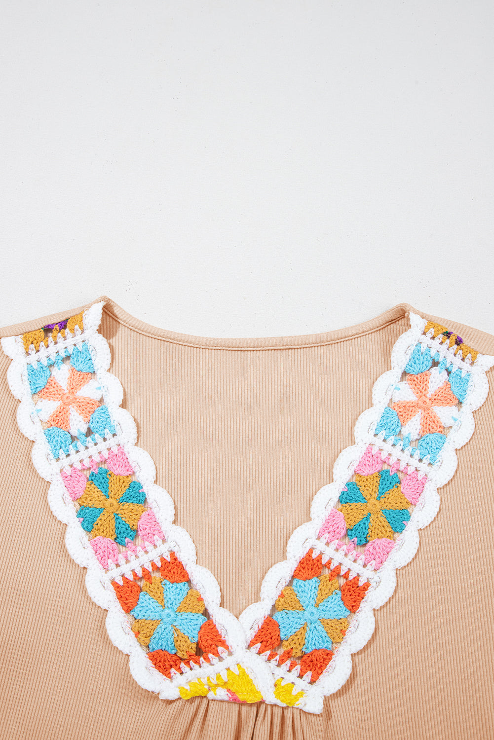 Marianna Textured Short Sleeve Blouse