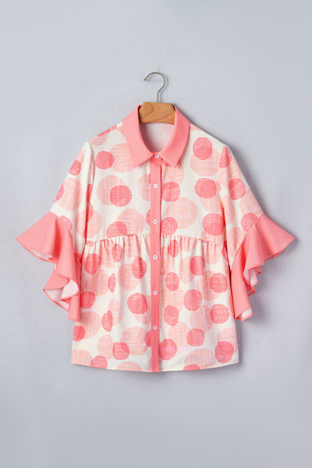 Angelica Short Sleeve Babydoll Shirt