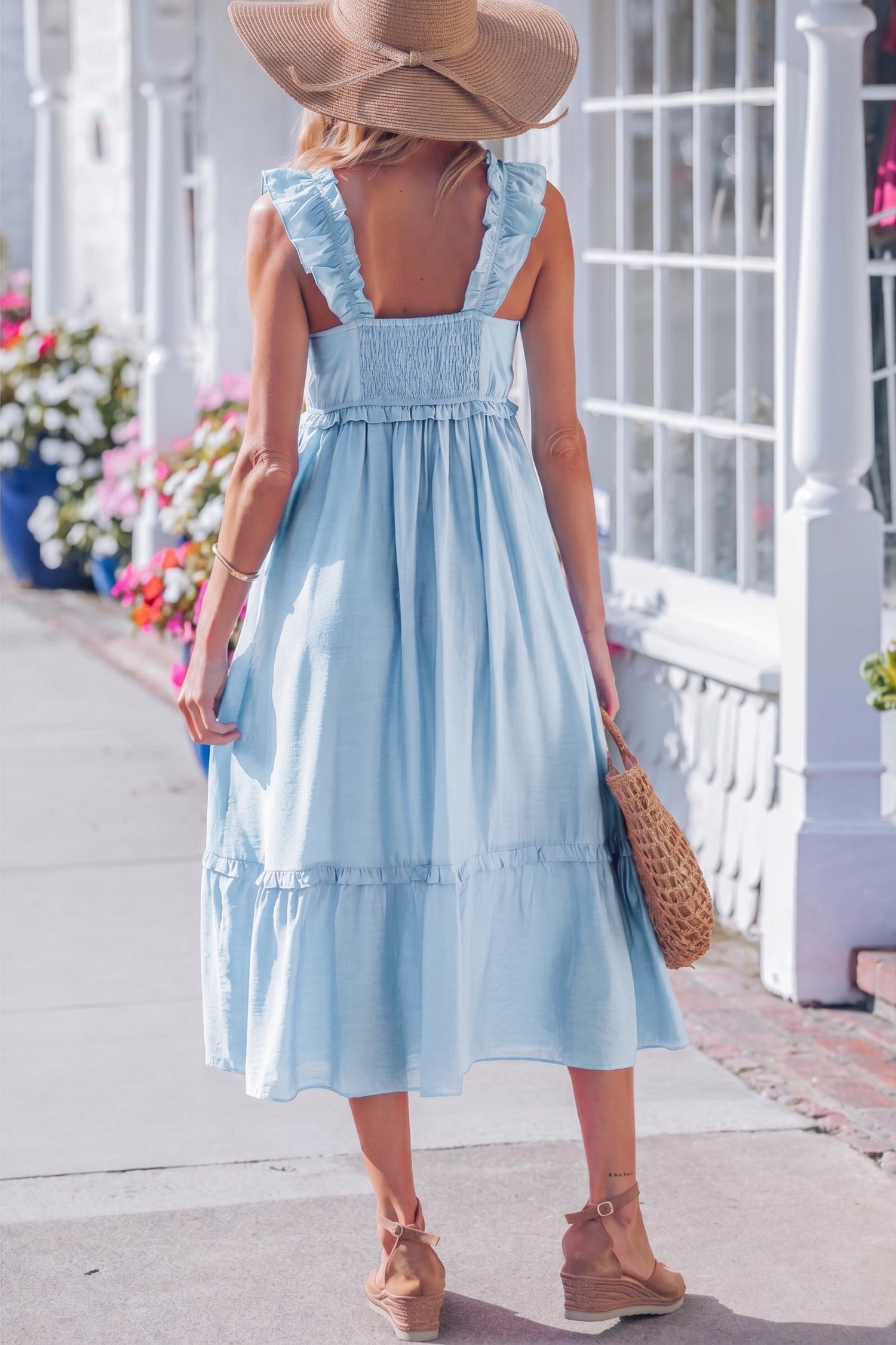Emily Waist Sleeveless Maxi Dress