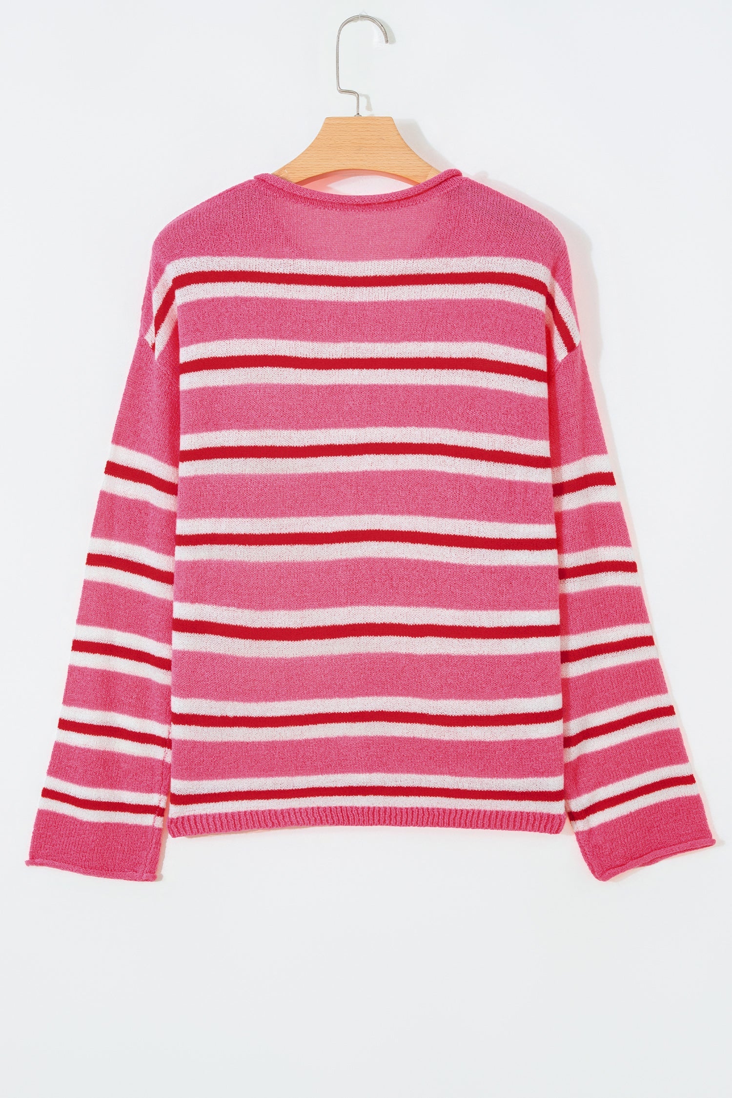 Palmer Striped Drop Shoulder Cardigan