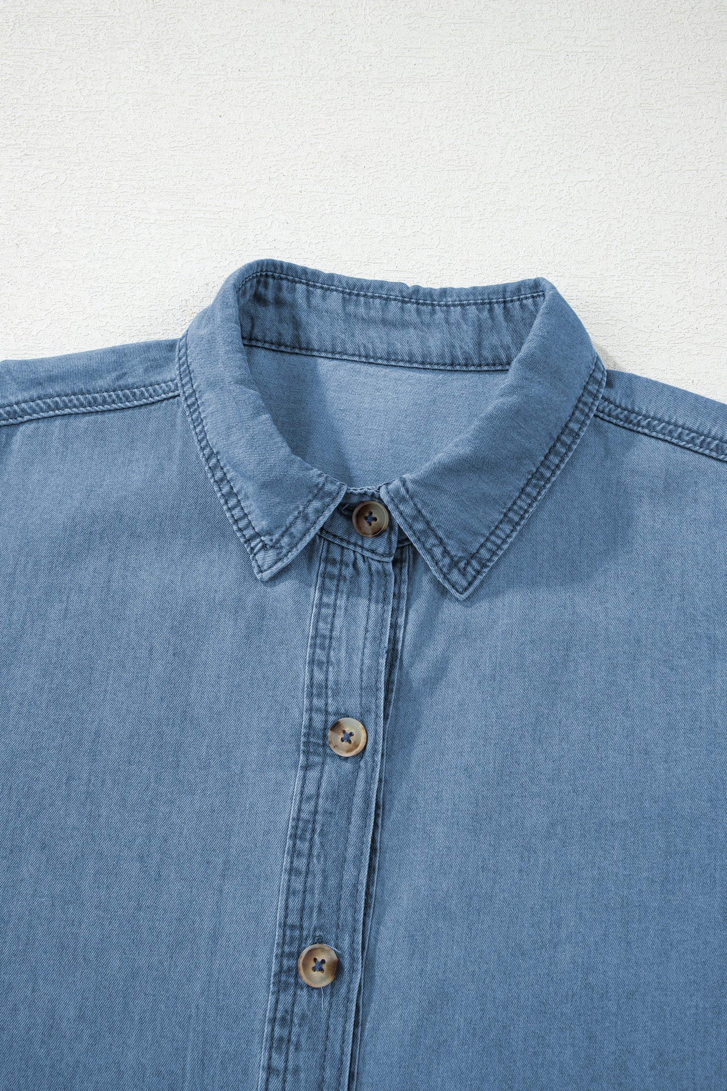 Makenna Myosotis Down Slim Shirt