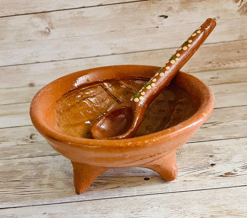 Authentic Mexican Molcajete with Spoon - Small