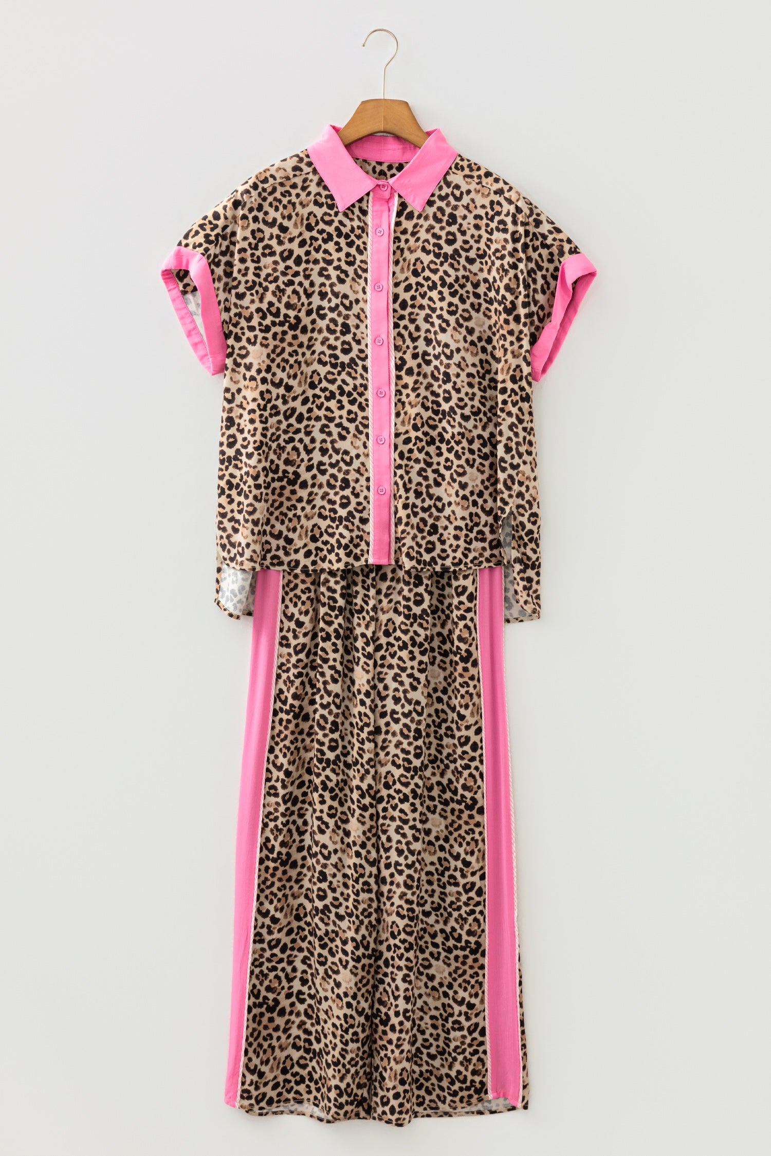 Lylah Contrast Trim Lounge Set