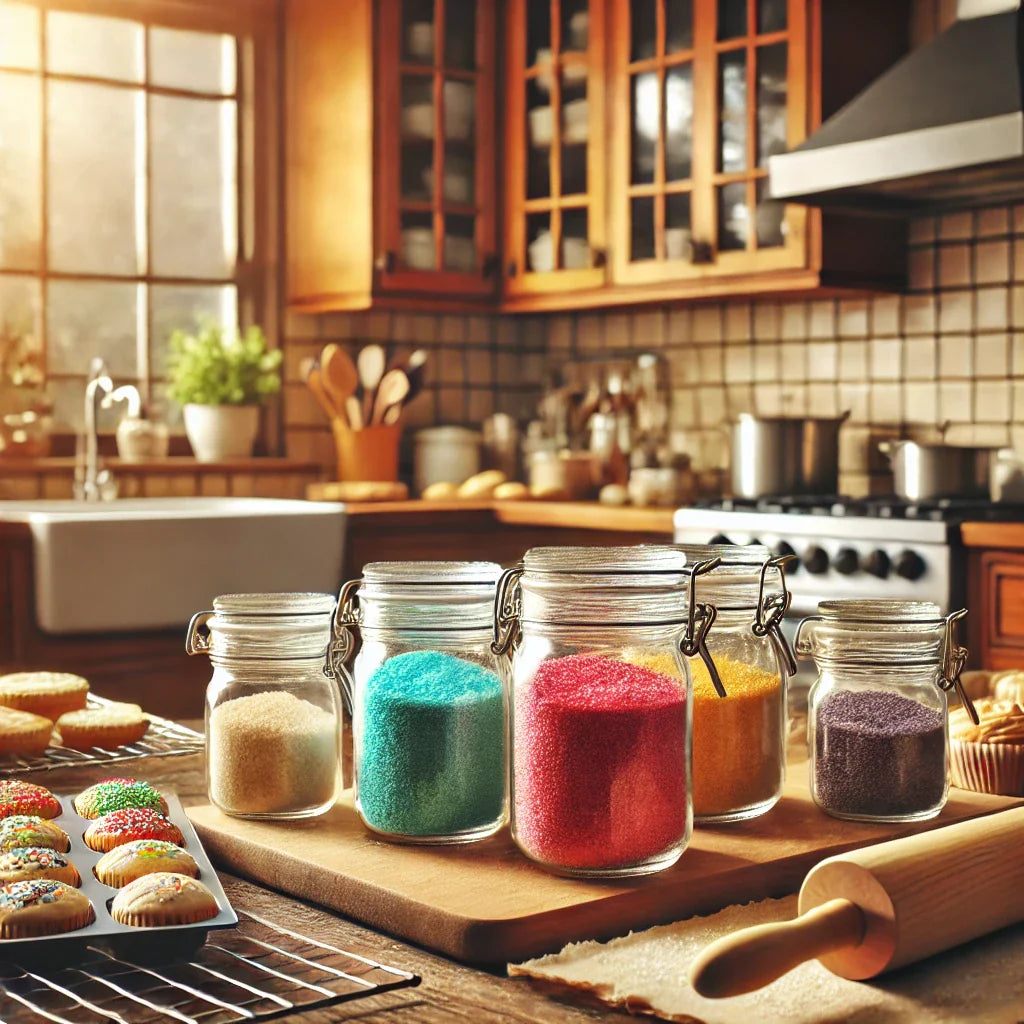 Edible 10 Color AA Confectioners Sugar In Large Crystals