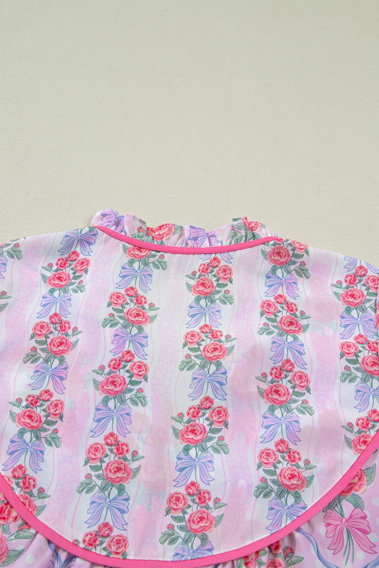 Keyla Ruffled Short Sleeve Blouse
